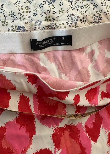 Pembe Bağlama Desenli Uzun Salaş Etek - Görsel 6