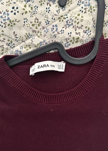 Bordo Çizgili Kadın Sweatshirt - Görsel 6
