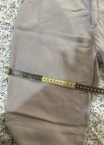Bej Erkek Keten Pantolon - Görsel 5