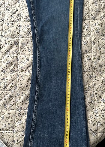 Kadın Lacivert Normal Boy Denim Pantolon - Görsel 4