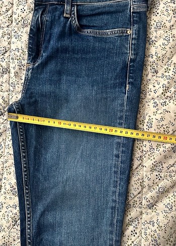 Kadın Lacivert Normal Boy Denim Pantolon - Görsel 5