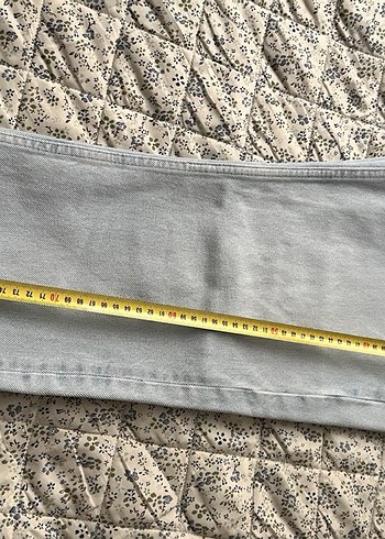 Gri Midi Boy Dantel Detaylı Kadın Kot Pantolon - Görsel 5