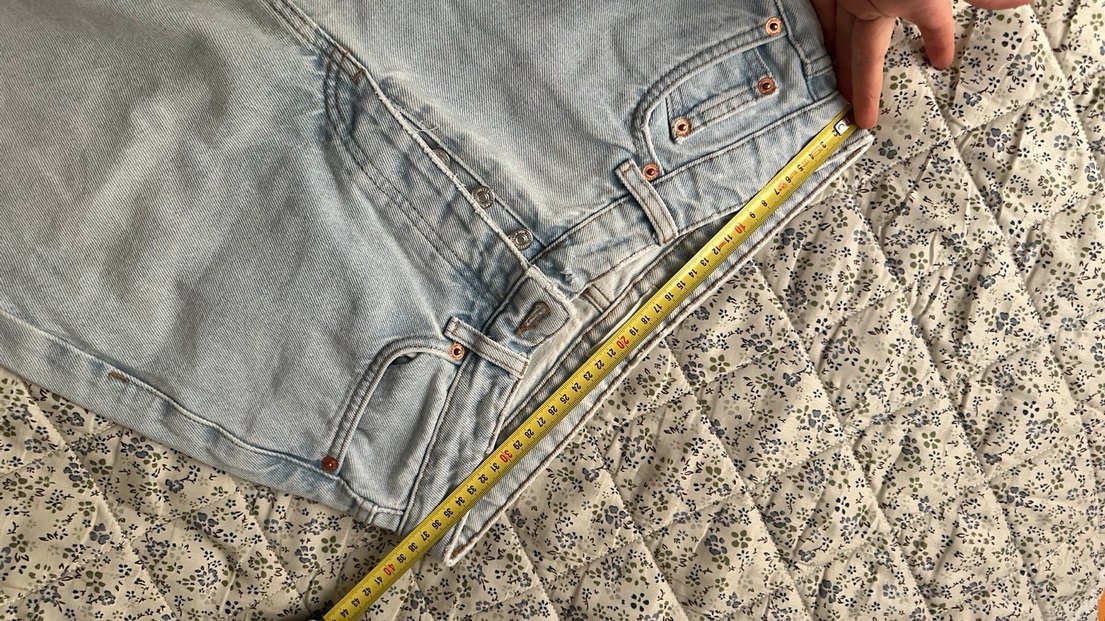 Gri Midi Boy Dantel Detaylı Kadın Kot Pantolon - Görsel 4