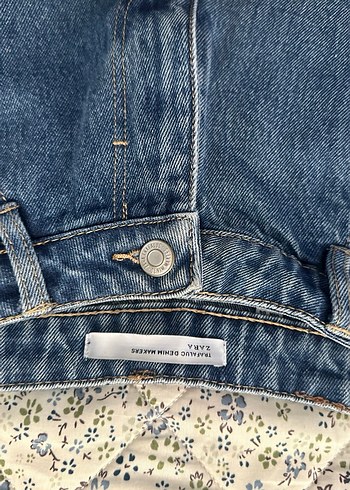 Dantel Detaylı Rahat Kesim Kadın Kot Pantolon - Görsel 7