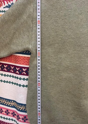 Kadın Bej Yünlü Yarım Fermuarlı Kazak - Görsel 6