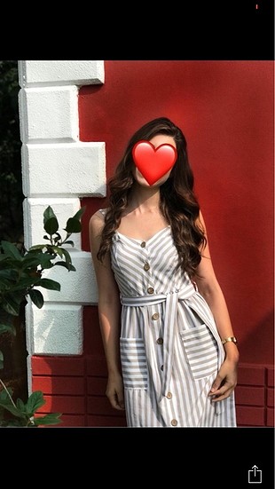 Çizgili elbise