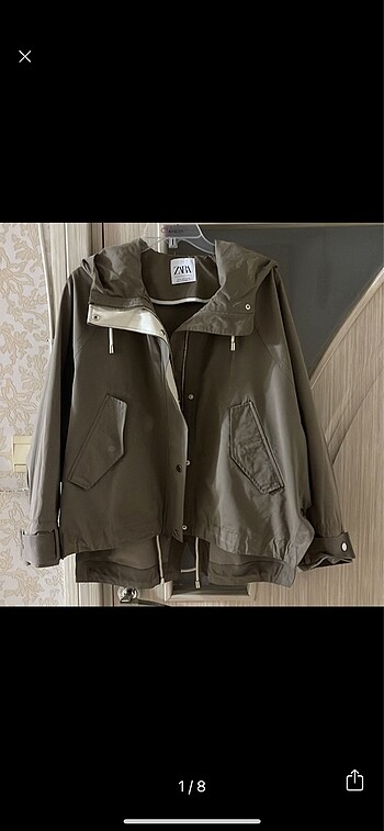 ZARA BAYAN MEVSİMLİK MONT VİZON RENK