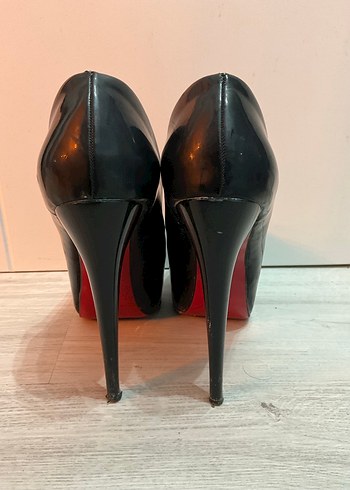 39 Numara Platform Yüksek Topuk Rugan Ayakkabı - Görsel 5