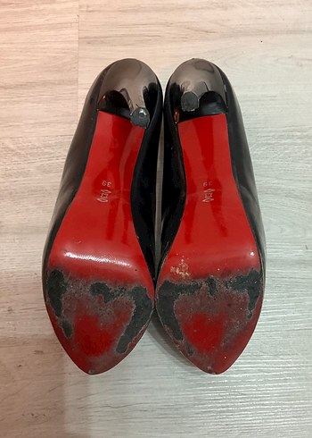 39 Numara Platform Yüksek Topuk Rugan Ayakkabı - Görsel 6