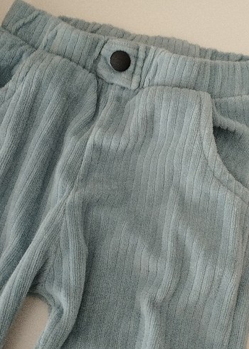 HelloBaby Gri Erkek Çocuk Düğmeli Bol Kesim Pantolon
