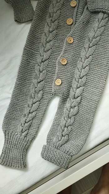 Örgü bebek tulum - Görsel 3