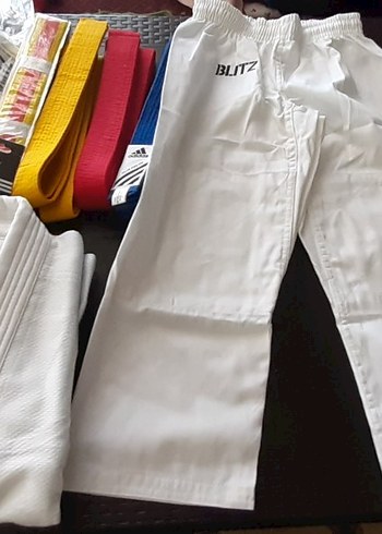 Sarı Baskılı Çocuk Kemer Adidas Velcro - Görsel 6