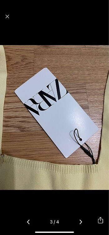 xs Beden Sarı zara bluz