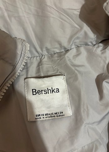 Bershka Gri Kürklü Mont - Görsel 2
