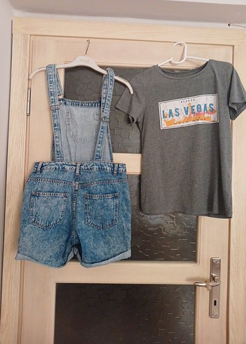 koton  kot salopet  tişört - Görsel 2