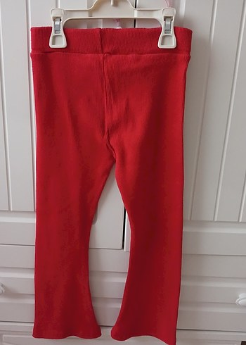 KIZ ÇOCUK İSPANYOL PAÇA  FİTİLLİ  TAYT - Görsel 3