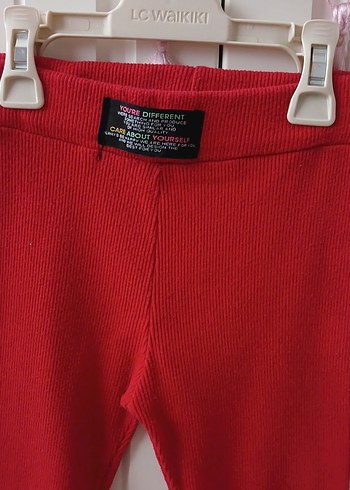 KIZ ÇOCUK İSPANYOL PAÇA  FİTİLLİ  TAYT - Görsel 2