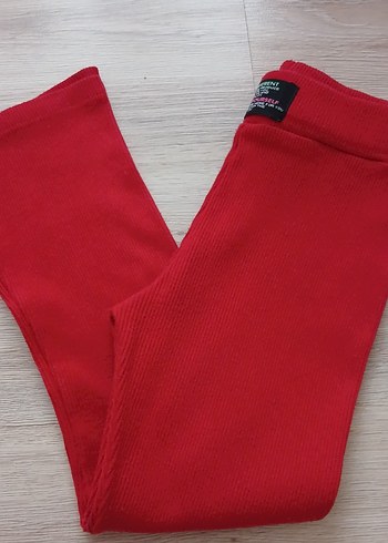 KIZ ÇOCUK İSPANYOL PAÇA  FİTİLLİ  TAYT - Görsel 6