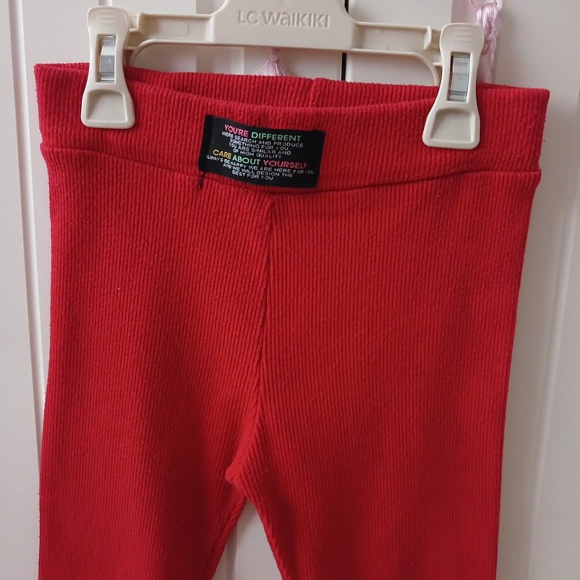 KIZ ÇOCUK İSPANYOL PAÇA  FİTİLLİ  TAYT - Görsel 2