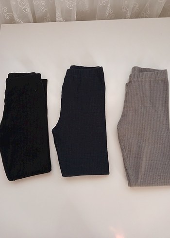 kız çocuk fitilli tayt (3 adet) - Görsel 5