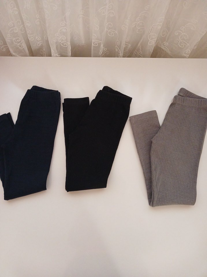 kız çocuk fitilli tayt (3 adet) - Görsel 2