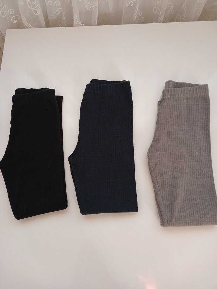 kız çocuk fitilli tayt (3 adet) - Görsel 5