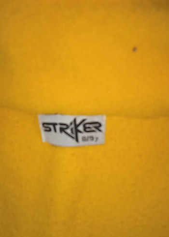 8 Yaş Beden sarı Renk Sarı Fermuarlı çocuk Polar Sweatshirt
