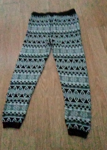 Kızlar için Çok Renkli Örgü Pantolon