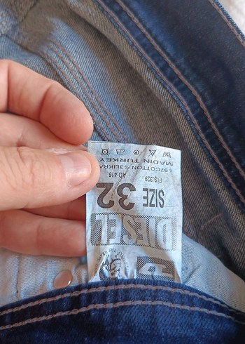 Diesel Diesel Kadın Mavi Baskılı Dar Kesim Midi Kot
