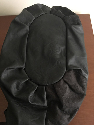 diğer Beden Süet deri karışımı büyük siyah çanta