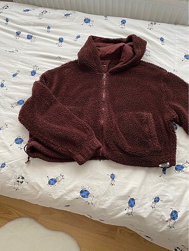 Oversize Peluş Hırka