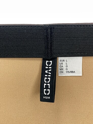 l Beden kahverengi Renk H&M Mini Etek %70 İndirimli.