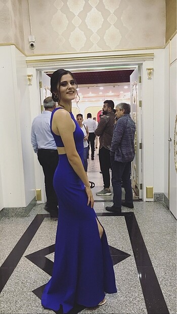 Diğer Saks mavisi elbise