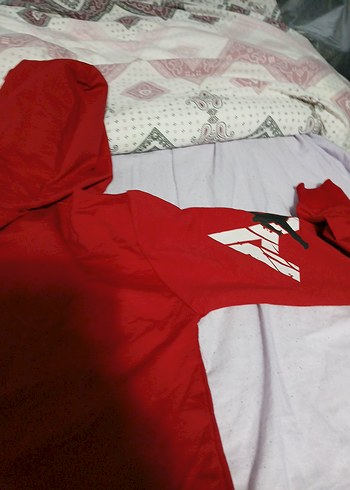 Kırmızı Kapüşonlu Erkek Sweatshirt - Görsel 4