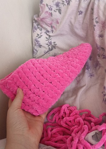 kadife ipten panduf - Görsel 4