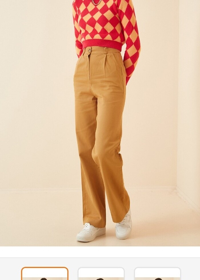 Happiness keten pantolon  - Görsel 2