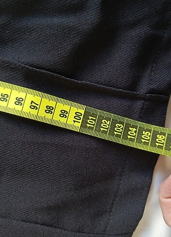 Yüksek Bel Nervür Dikişli Kadın Kumaş Pantolon  - Görsel 8