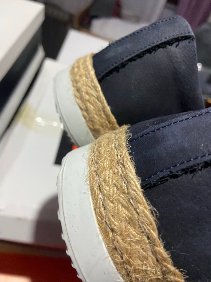 Erkek Lacivert Günlük Espadril Velcro - Görsel 3