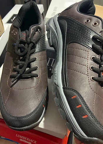 45 Beden Kahverengi Bağcıklı Erkek Outdoor Spor Ayakkabı