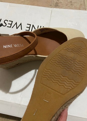 Nine West Bej Dolgu Topuklu Kadın Espadril - Görsel 4