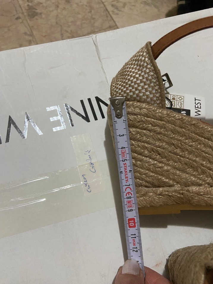 Nine West Bej Dolgu Topuklu Kadın Espadril - Görsel 2