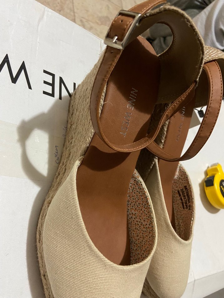 Nine West Bej Dolgu Topuklu Kadın Espadril - Görsel 5
