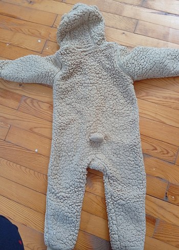 Gri Kürklü Bebek Tulumu - Görsel 4