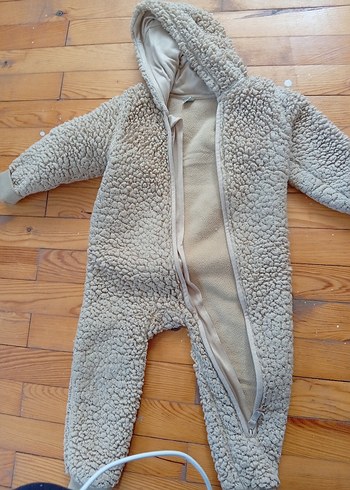 Gri Kürklü Bebek Tulumu - Görsel 2