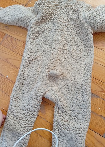 Gri Kürklü Bebek Tulumu - Görsel 5