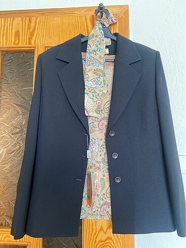 Siyah blazer ceket