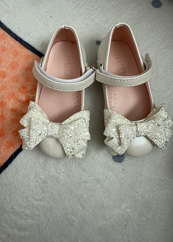 Kız Çocuk ortopedik Bej Fiyonklu Babet - Görsel 3