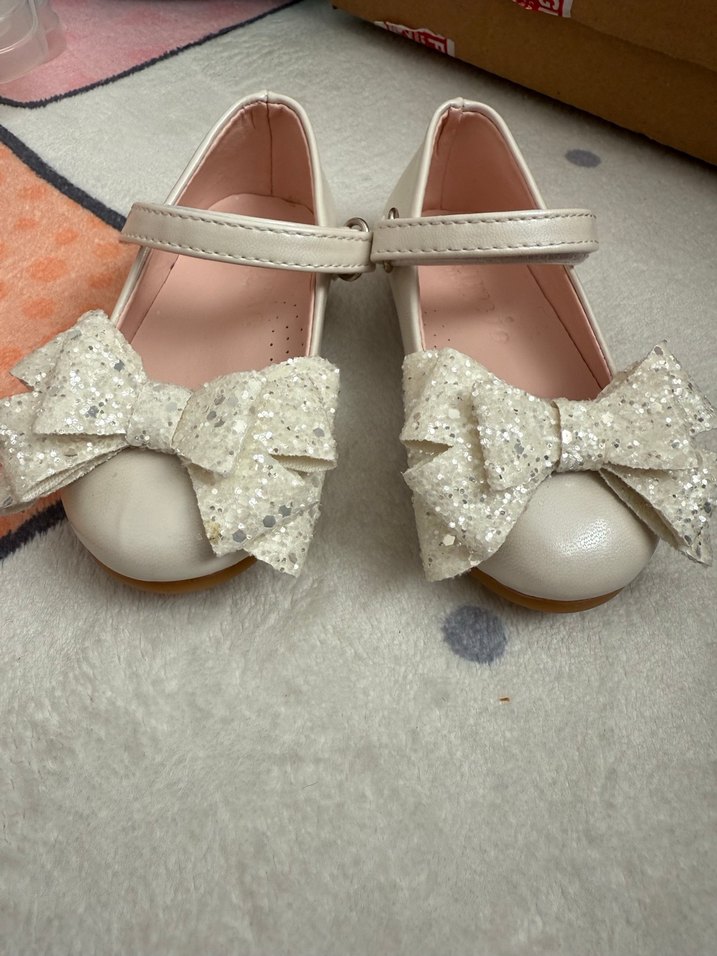 Kız Çocuk ortopedik Bej Fiyonklu Babet - Görsel 2