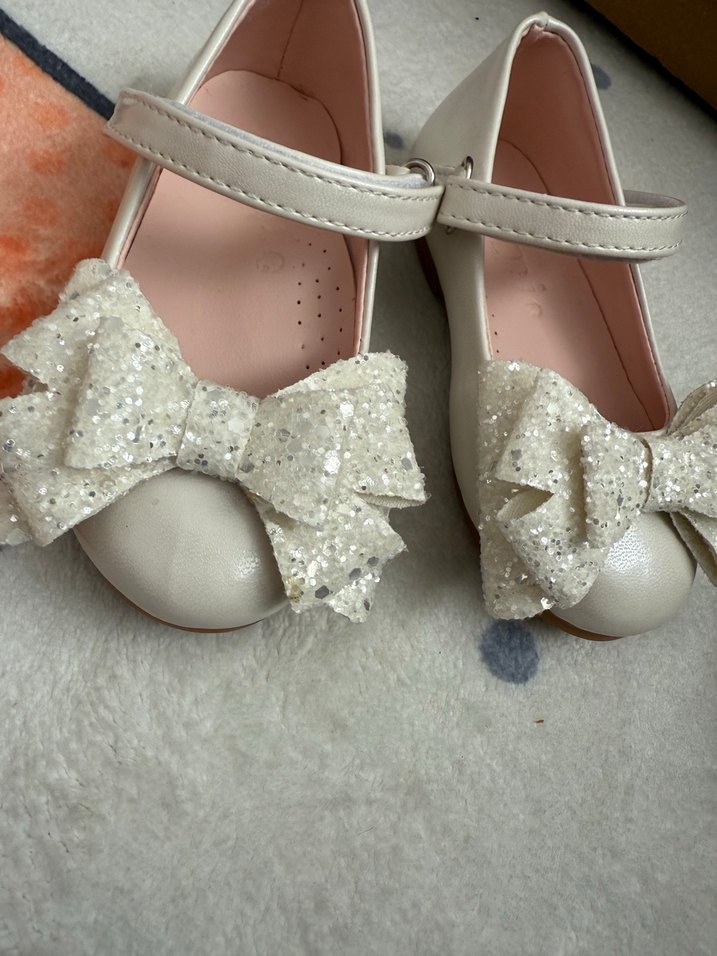 Kız Çocuk ortopedik Bej Fiyonklu Babet - Görsel 4