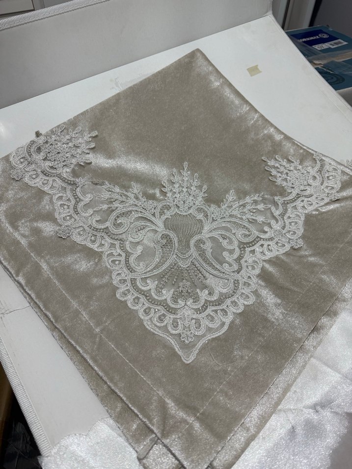 İşlemeli seccade takımı - Görsel 4